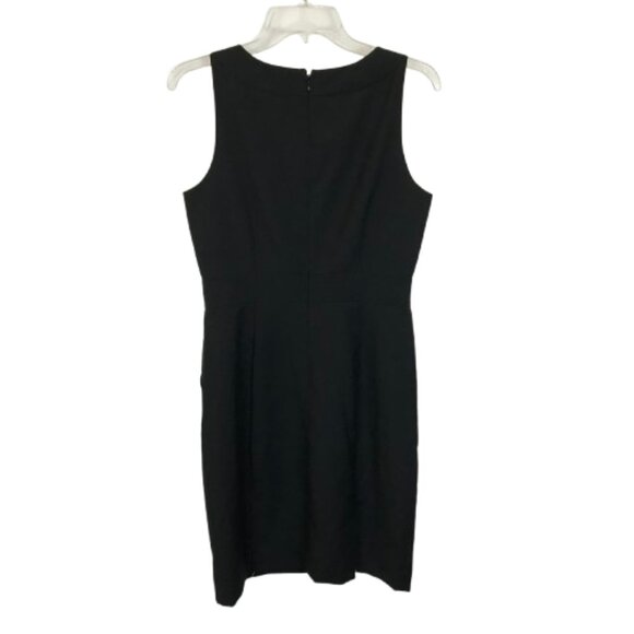 NWT J. Crew Suiting Womens Size 6 Black 100% Wool Knee-Length Sheath Dress NEW - Picture 5 of 6